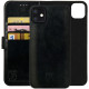 Rosso Element 2 in 1 - PU Θήκη Πορτοφόλι Apple iPhone 12 / 12 Pro - Black (8719246321405)