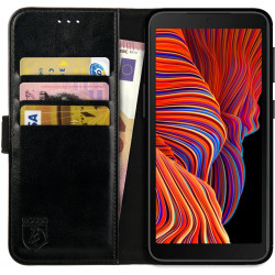Rosso Element PU Θήκη Πορτοφόλι Samsung Galaxy Xcover 5 - Black (8719246304002)