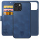 Rosso Element 2 in 1 - PU Θήκη Πορτοφόλι Apple iPhone 13 - Blue (8719246325014)