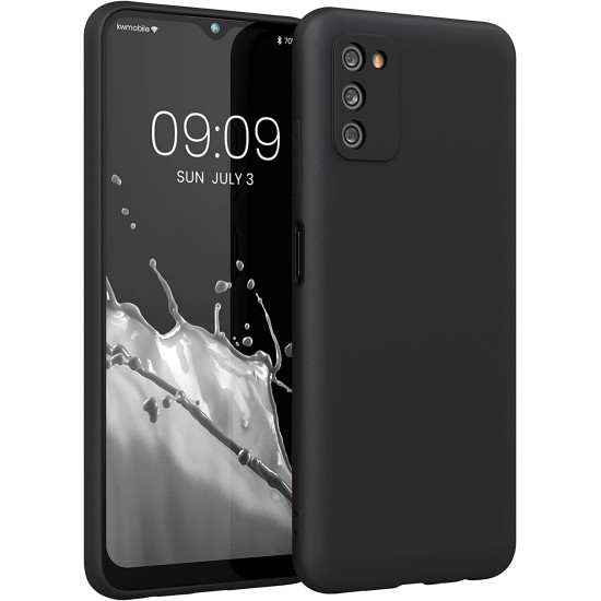 KWmobile Θήκη Σιλικόνης Samsung Galaxy A03s - Black Matte (56517.47)
