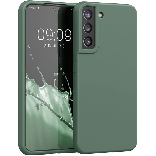 KWmobile Θήκη Σιλικόνης Samsung Galaxy S22 Plus 5G - Soft Flexible Rubber Cover - Forest Green (56761.166)