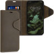 Kalibri Δερμάτινη Suede Θήκη Πορτοφόλι Apple iPhone 13 - Brown (56776.05)