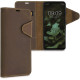 Kalibri Δερμάτινη Suede Θήκη Πορτοφόλι Motorola Edge 20 - Brown (56780.05)