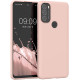 KWmobile Θήκη Σιλικόνης Motorola Moto G71 5G - Dusty Pink (56937.10)