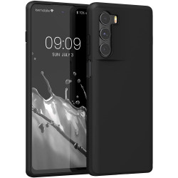 KWmobile Θήκη Σιλικόνης Motorola Moto G200 5G - Black Matte (56939.47)