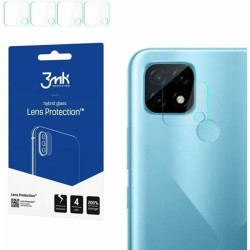 3MK Hybrid Glass Camera Protector - Αντιχαρακτικό Υβριδικό Προστατευτικό Γυαλί για Φακό Κάμερας Realme C21 - 4 Τεμάχια (5903108372084)