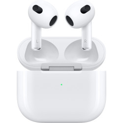 Apple AirPods 3rd Generation - Ασύρματα Ακουστικά Bluetooth με Θήκη Φόρτισης - White (MME73ZM/A)