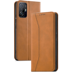 Bodycell Θήκη - Πορτοφόλι Xiaomi 11T / 11T Pro - Brown (5206015059810)