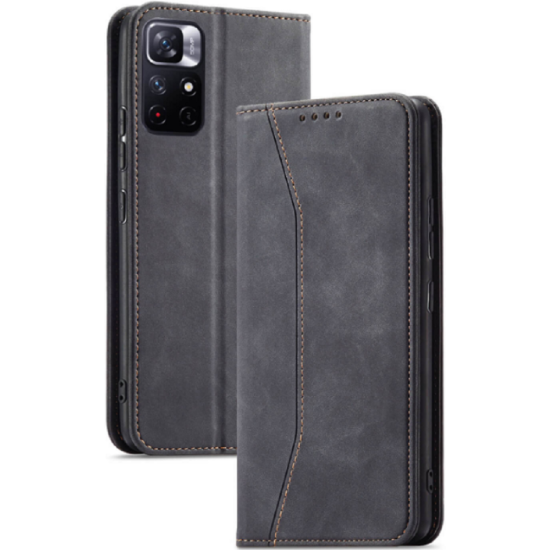 Bodycell Θήκη - Πορτοφόλι Xiaomi Poco M4 Pro 5G / Redmi Note 11S 5G - Black (5206015059438)