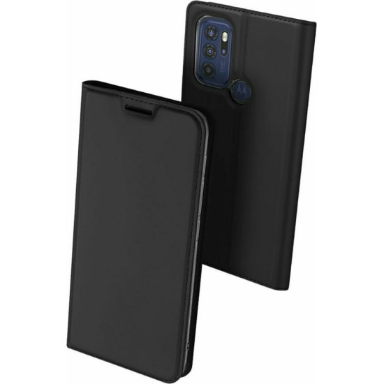 Duxducis SkinPro Θήκη Πορτοφόλι Motorola Moto G60S - Black (6934913044360)