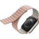 Uniq Revix Μαγνητικό Λουράκι Premium Σιλικόνης Apple Watch SE/11/10/9/8/7/6/5/4 (42/41/40mm) - Pink / Beige (UNIQ-41MM-REVPNKBEG)