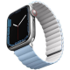 Uniq Revix Μαγνητικό Λουράκι Premium Σιλικόνης Apple Watch SE/11/10/9/8/7/6/5/4 (42/41/40mm) - White / Blue (UNIQ-41MM-REVWHTBLU)
