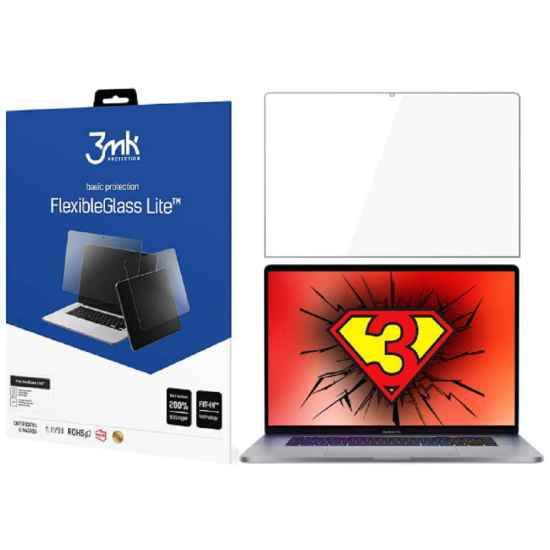 3MK Flexible Glass Lite - Αντιχαρακτικό Υβριδικό Screen Protector - Apple MacBook Pro 14" 2023 / 2021 (5903108445306)