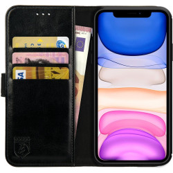 Rosso Element PU Θήκη Πορτοφόλι Apple iPhone 11 Pro - Black (8719246204678)