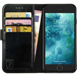Rosso Element PU Θήκη Πορτοφόλι Apple iPhone 6S / 6 - Black (8719246119989)