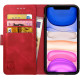 Rosso Element PU Θήκη Πορτοφόλι Apple iPhone 11 - Red (8719246321283)