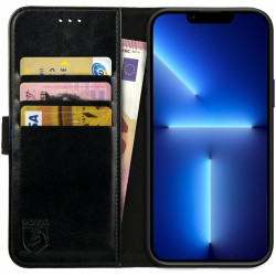 Rosso Element PU Θήκη Πορτοφόλι Apple iPhone 13 Pro - Black (8719246324680)
