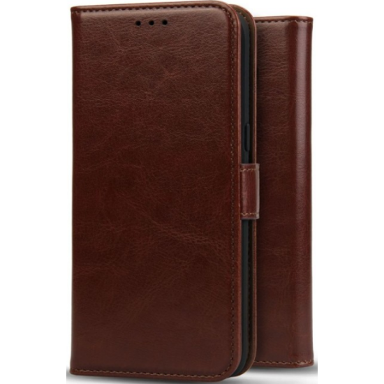 Rosso Element PU Θήκη Πορτοφόλι Samsung Galaxy A52 / A52s 5G - Brown (8719246296628)