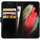 Rosso Element PU Θήκη Πορτοφόλι Samsung Galaxy S21 Ultra 5G - Black (8719246286025)