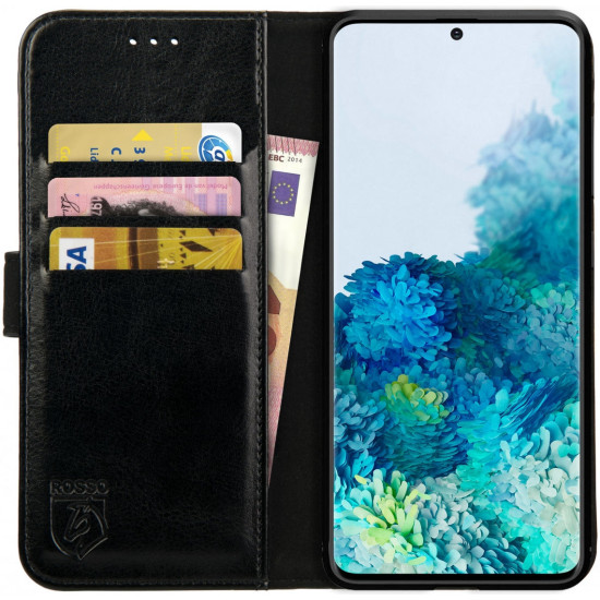 Rosso Element PU Θήκη Πορτοφόλι Samsung Galaxy S20 Plus - Black (8719246223334)