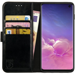 Rosso Element PU Θήκη Πορτοφόλι Samsung Galaxy S10 - Black (8719246171840)