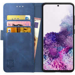 Rosso Element PU Θήκη Πορτοφόλι Samsung Galaxy S20 - Blue (8719246223440)