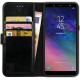 Rosso Element PU Θήκη Πορτοφόλι Samsung Galaxy A6 2018 - Black (8719246146664)