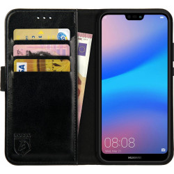 Rosso Element PU Θήκη Πορτοφόλι Huawei P20 Lite - Black (8719246137471)