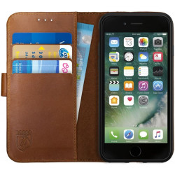 Rosso Deluxe Δερμάτινη Θήκη Πορτοφόλι Apple iPhone 6S / 6 - Brown (8719246126376)