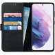 Rosso Deluxe Δερμάτινη Θήκη Πορτοφόλι Samsung Galaxy S21 Plus 5G - Black (8719246285714)