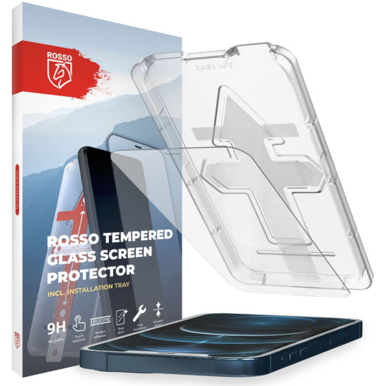Rosso Tempered Glass - Αντιχαρακτικό Προστατευτικό Γυαλί Οθόνης Apple iPhone 12 Pro Max (8719246321542)