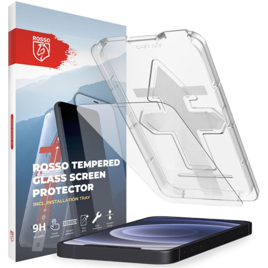 Rosso Tempered Glass - Αντιχαρακτικό Προστατευτικό Γυαλί Οθόνης Apple iPhone 12 / 12 Pro (8719246321535)