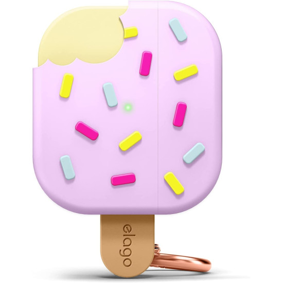 Elago AirPods Ice Cream Case - Θήκη Σιλικόνης για AirPods 3rd Gen - Lavender / Blueberry (EAP3-ICE-LV)