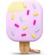 Elago AirPods Ice Cream Case - Θήκη Σιλικόνης για AirPods 3rd Gen - Lavender / Blueberry (EAP3-ICE-LV)
