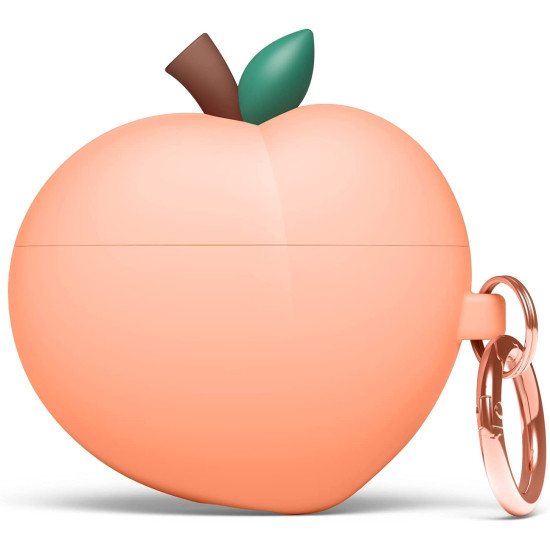 Elago AirPods Peach Hang Case - Θήκη Σιλικόνης για AirPods 3rd Gen - Peach (EAP3-PEACH-PE)