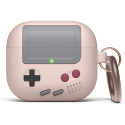 Elago AirPods Retro AW5 Hang Case - Ρετρό Θήκη Σιλικόνης για AirPods 3rd Gen - Sand Pink (EAP3AW5-SPK)