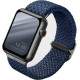 Uniq Aspen Braided Band - Premium Πλεκτό Λουράκι Apple Watch Ultra/SE/11/10/9/8/7/6/5/4 (49/46/45/44mm) - Oxford Blue (UNIQ-44MM-ASPOBLU)