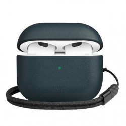 Uniq Terra Case - Δερμάτινη Θήκη για Apple AirPods 3rd Gen - Blue (UNIQ-AIRPODS(2021)-TERBLU)