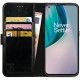 Rosso Element PU Θήκη Πορτοφόλι OnePlus Nord N10 5G - Black (8719246285530)