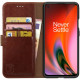 Rosso Element PU Θήκη Πορτοφόλι OnePlus Nord 2 5G - Brown (8719246326431)