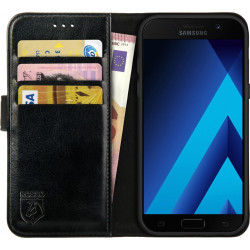 Rosso Element PU Θήκη Πορτοφόλι Samsung Galaxy A3 2017 - Black (8719246116322)