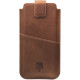 Rosso Deluxe Select Insert Case - Universal Δερμάτινη Θήκη για Smartphones / Κινητά - 14 x 7 cm - Brown (8719246130113)