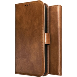 Rosso Element PU Θήκη Πορτοφόλι Apple iPhone SE 2022 / 2020 / 8 / 7 - Brown (8719246235023)