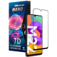 Crong 7D Nano Flexible Glass - Fullface Αντιχαρακτικό Υβριδικό Γυαλί Οθόνης Samsung Galaxy Μ22 - Black - 0.3mm (CRG-7DNANO-SGM22)