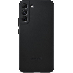 Official Samsung Leather Cover - Δερμάτινη Θήκη Samsung Galaxy S22 Plus 5G - Black (EF-VS906LBEGWW)