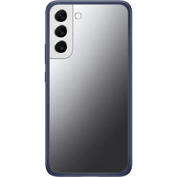 Samsung Frame Cover - Σετ Θήκη με 2 x Tempered Glass Πλάτης - Samsung Galaxy S22 Plus 5G - Navy (EF-MS906CNEGWW)