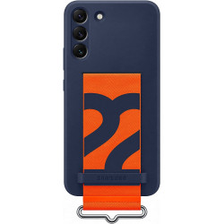 Official Samsung Θήκη Σιλικόνης Strap Cover - Samsung Galaxy S22 Plus 5G - Navy (EF-GS906TNEGWW)