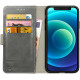 Rosso Element PU Θήκη Πορτοφόλι Apple iPhone 12 mini - Grey (8719246252419)