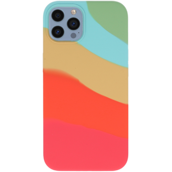 Vivid Silicone Cover - Θήκη Σιλικόνης Apple iPhone 13 Pro - Rainbow Waves (VISILI197RAINBOWAVES)
