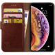 Rosso Element PU Θήκη Πορτοφόλι Apple iPhone X / XS - Brown (8719246173196)